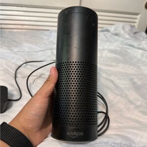 Amazon Echo 1st Generation SK705DI Black Wireless Alexa-Enabled Smart Speaker